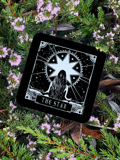 Deadly Tarot The Star Square Coaster