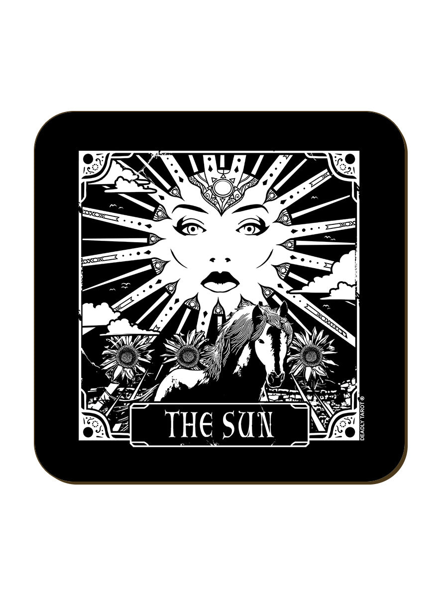 Deadly Tarot The Sun Square Coaster