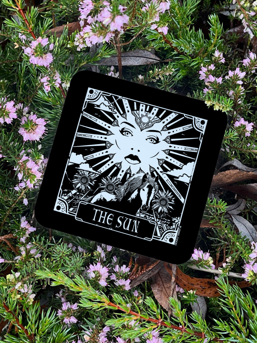 Deadly Tarot The Sun Square Coaster