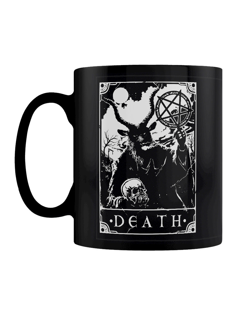 Deadly Tarot Death Black Mug