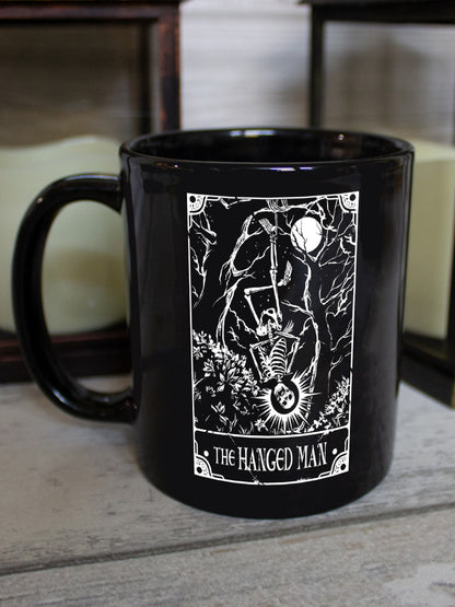 Deadly Tarot The Hanged Man Black Mug