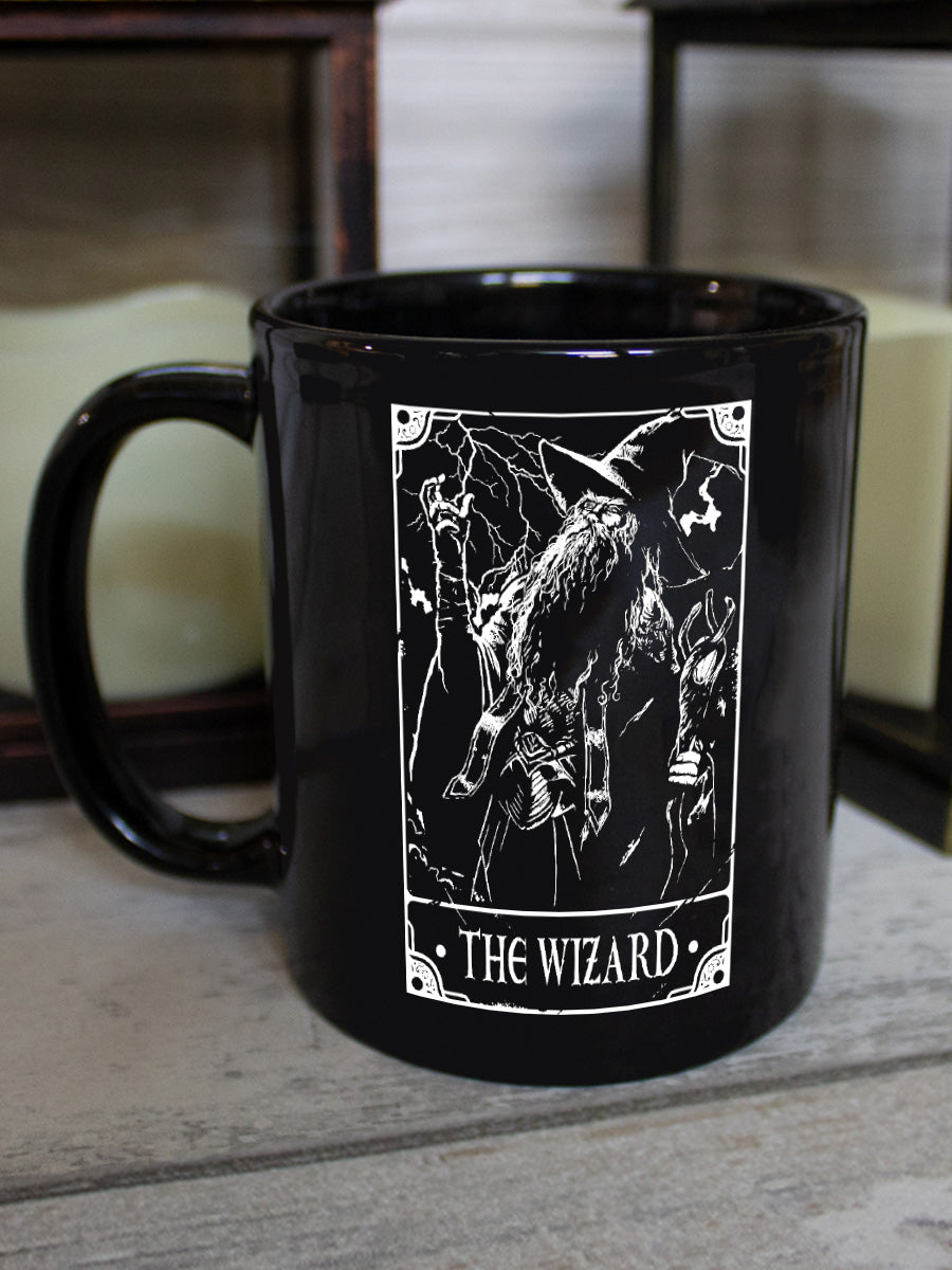 Deadly Tarot The Wizard Black Mug