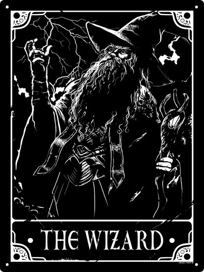 Deadly Tarot - The Wizard Large Tin Sign