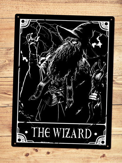 Deadly Tarot - The Wizard Large Tin Sign