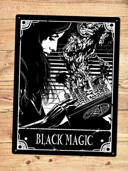 Deadly Tarot - Black Magic Large Tin Sign