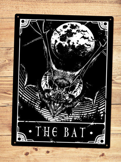Deadly Tarot - The Bat Large Tin Sign