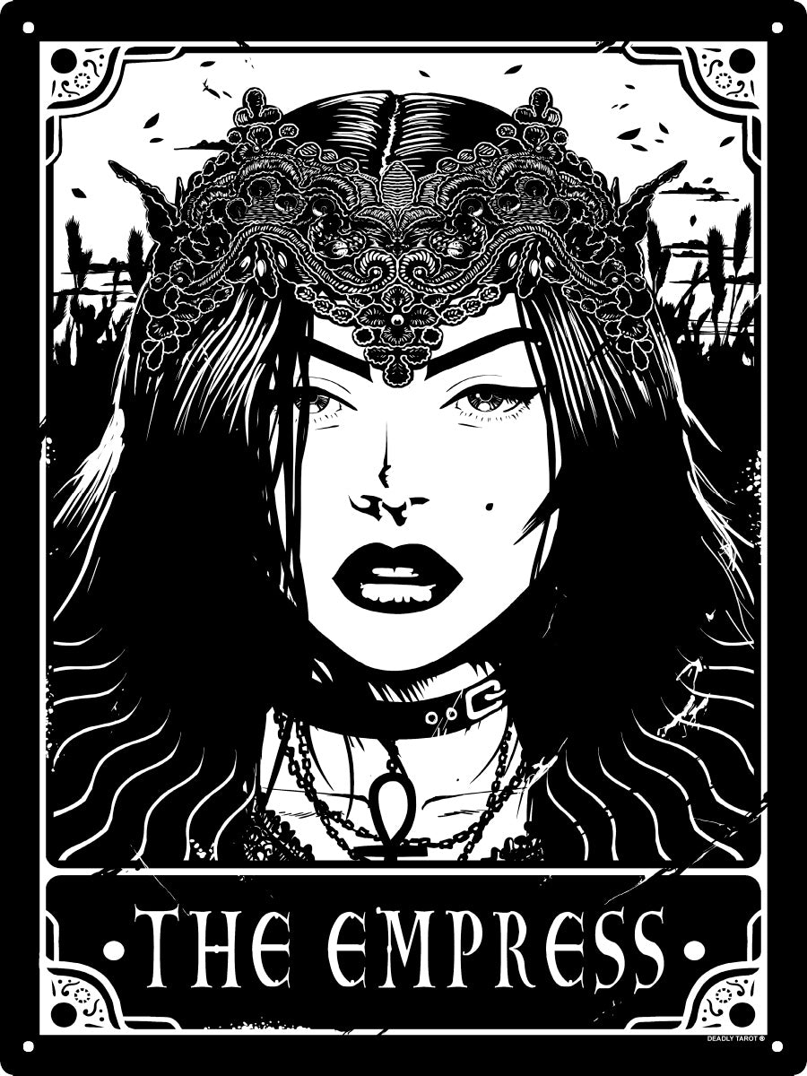 Deadly Tarot - The Empress Large Tin Sign