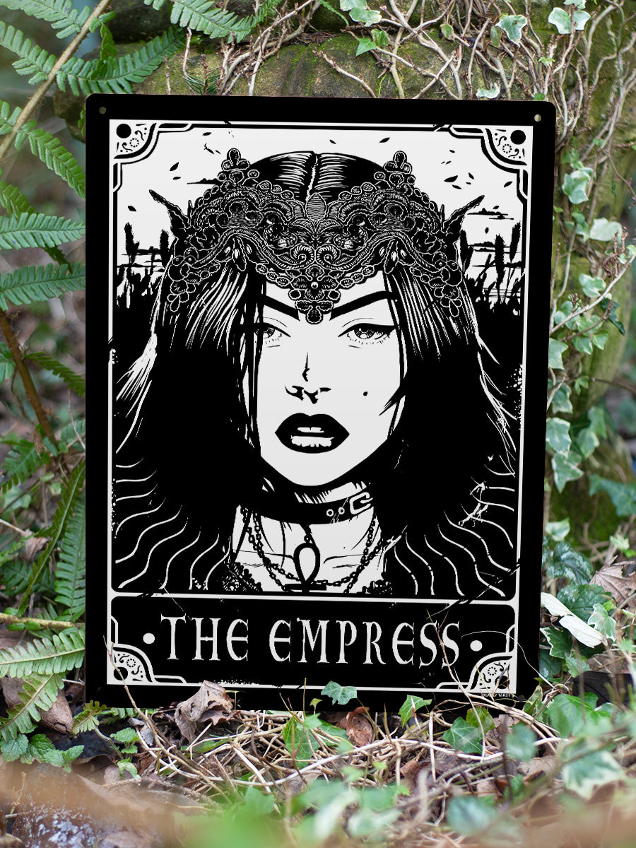 Deadly Tarot - The Empress Large Tin Sign
