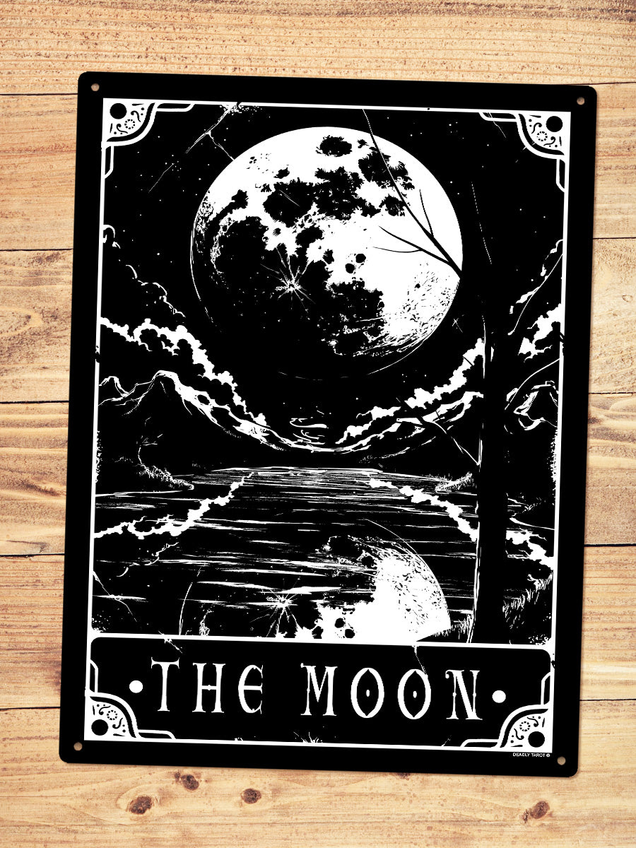 Deadly Tarot - The Moon Large Tin Sign