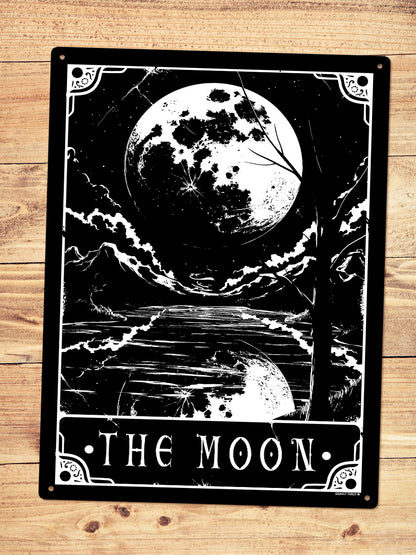 Deadly Tarot - The Moon Large Tin Sign