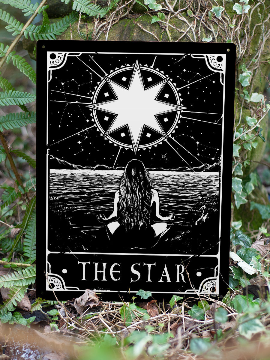 Deadly Tarot - The Star Large Tin Sign