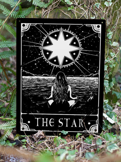 Deadly Tarot - The Star Large Tin Sign