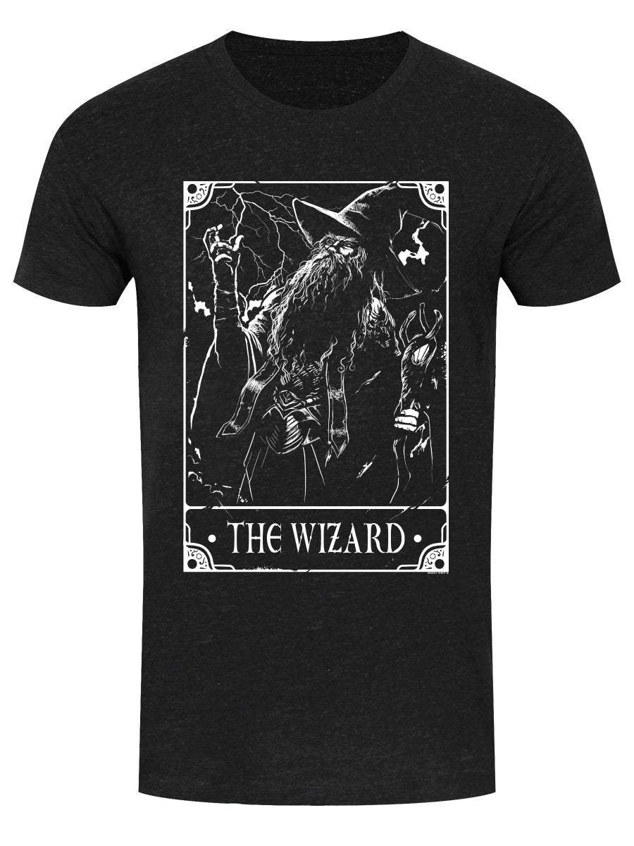 Deadly Tarot - The Wizard Heather Black Denim Men's T-Shirt