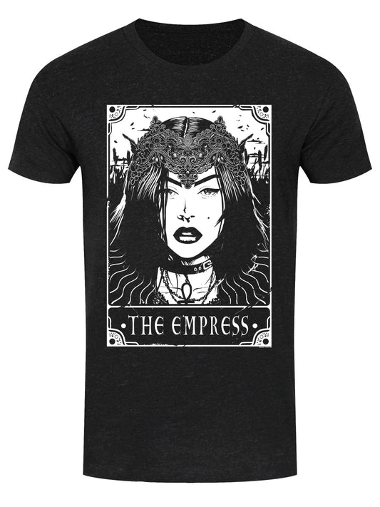 Deadly Tarot - The Empress Heather Black Denim Men's T-Shirt