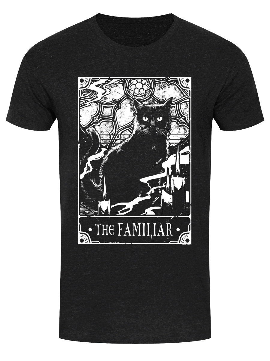 Deadly Tarot - The Familiar Heather Black Denim Men's T-Shirt