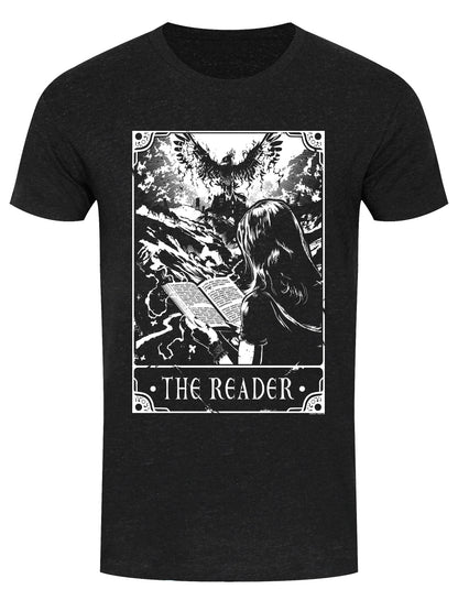 Deadly Tarot - The Reader Heather Black Denim Men's T-Shirt
