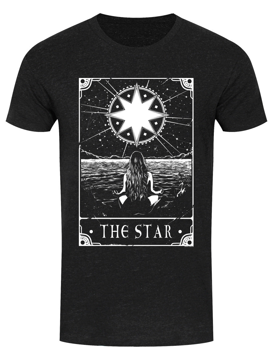 Deadly Tarot - The Star Heather Black Denim Men's T-Shirt