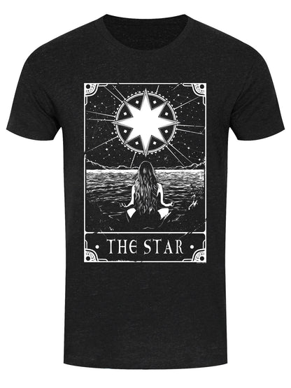 Deadly Tarot - The Star Heather Black Denim Men's T-Shirt