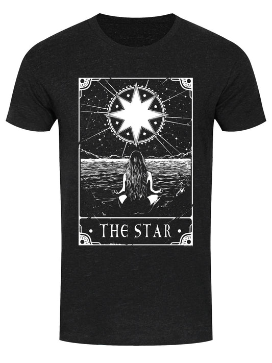 Deadly Tarot - The Star Heather Black Denim Men's T-Shirt