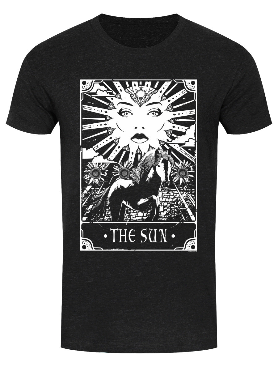 Deadly Tarot - The Sun Heather Black Denim Men's T-Shirt