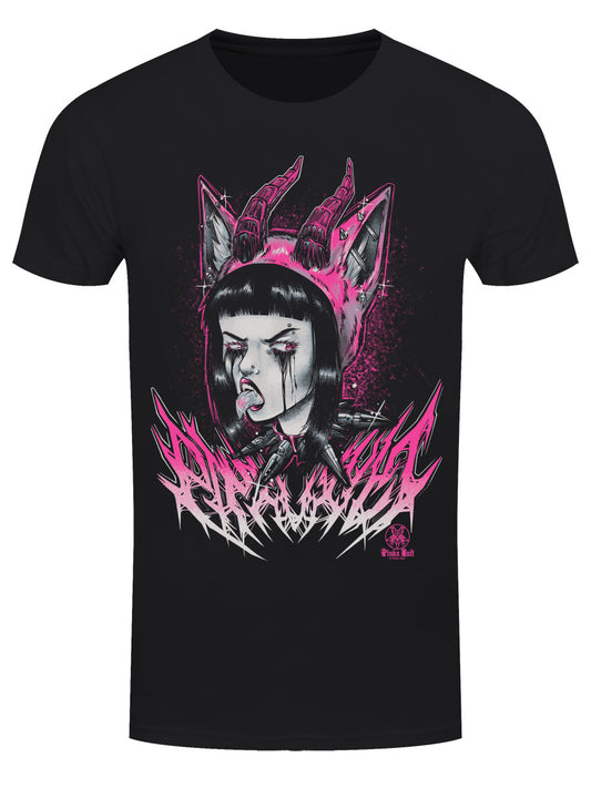 Pinku Kult Vulpine Men's Black T-Shirt