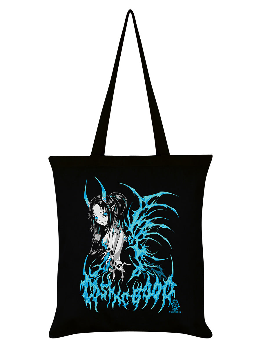 Cosmic Boop Evolution Black Tote Bag