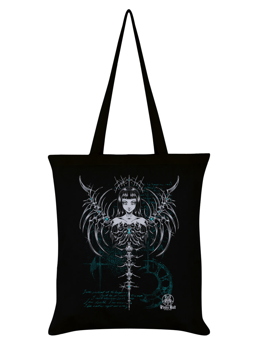 Pinku Kult Salvation Black Tote Bag