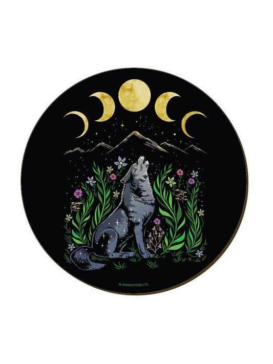 Lupine Howl Circular Coaster