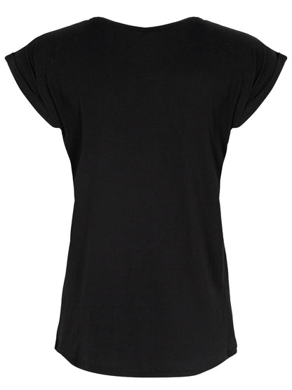 Lupine Howl Ladies Premium Black T-Shirt