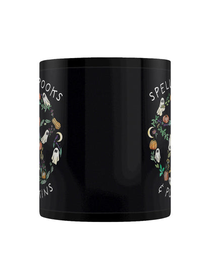 Spells, Spooks & Pumpkins Black Mug