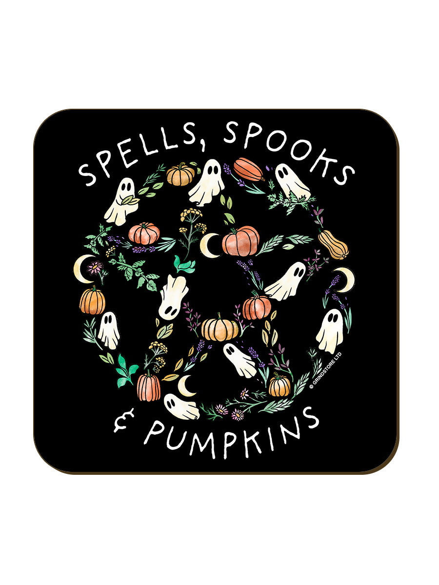 Spells, Spooks & Pumpkins Square Coaster