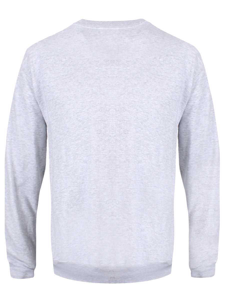 Rudolph's Crew Men's Heather Grey Christmas Jumper