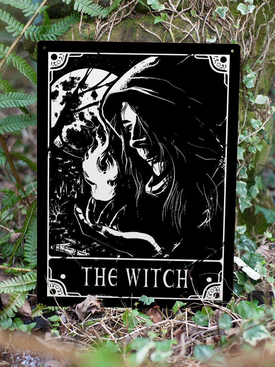 Deadly Tarot - The Witch Large Tin Sign