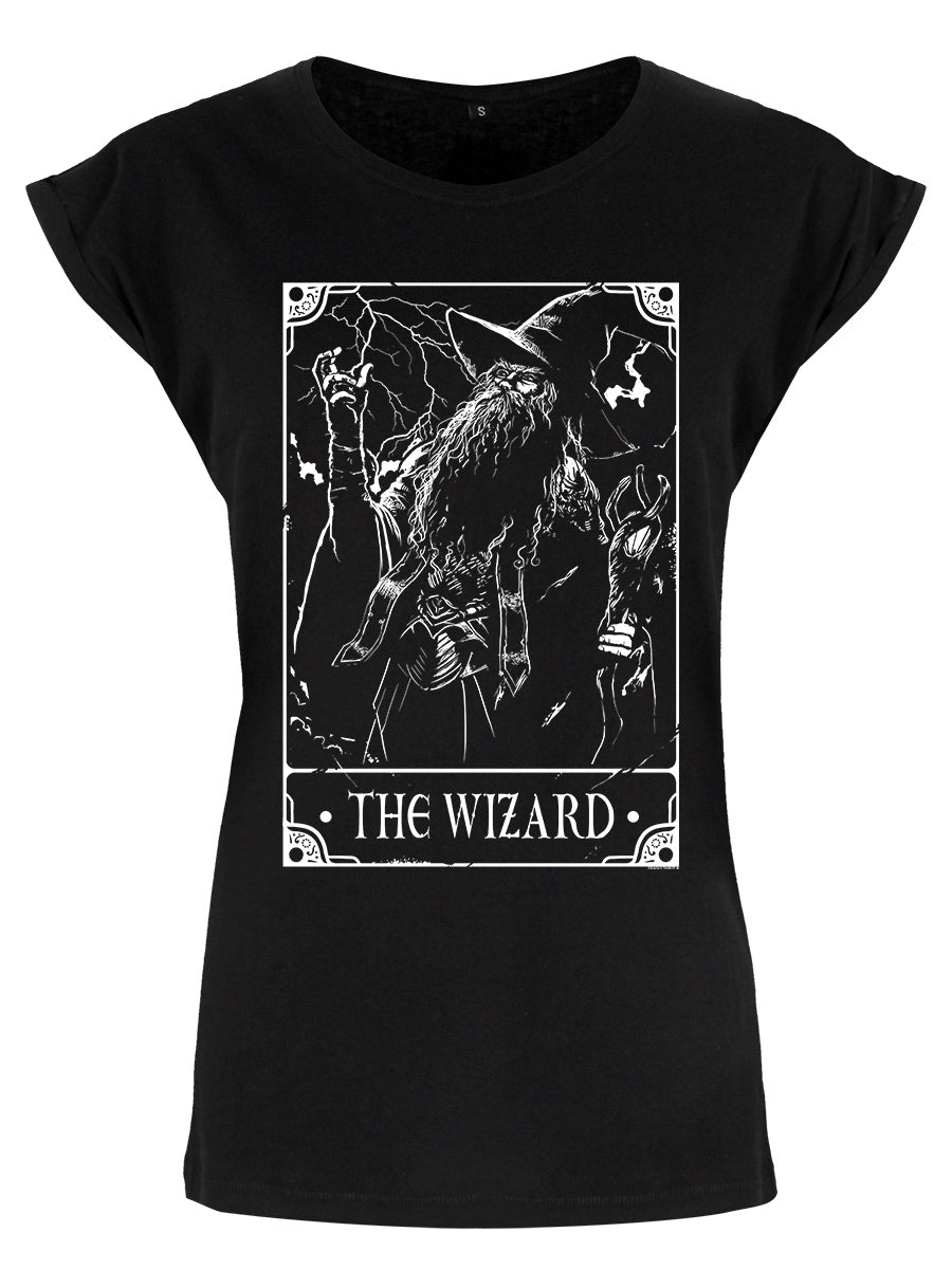 Deadly Tarot - The Wizard Ladies Premium Black T-Shirt