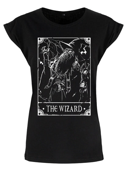 Deadly Tarot - The Wizard Ladies Premium Black T-Shirt