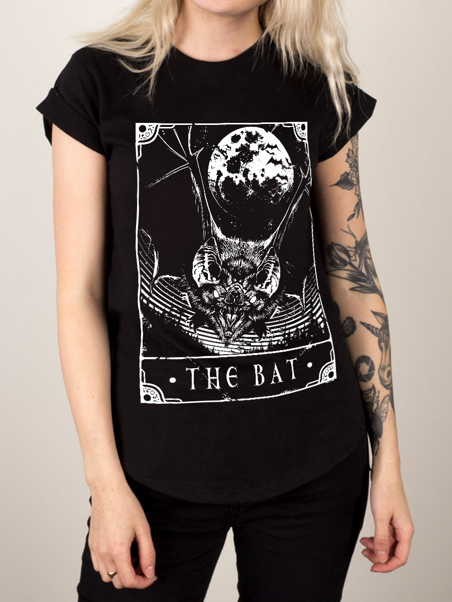 Deadly Tarot - The Bat Ladies Premium Black T-Shirt