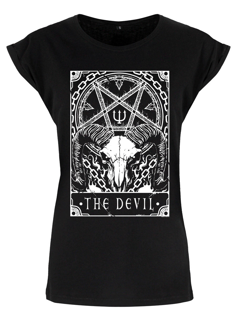 Deadly Tarot - The Devil Ladies Premium Black T-Shirt