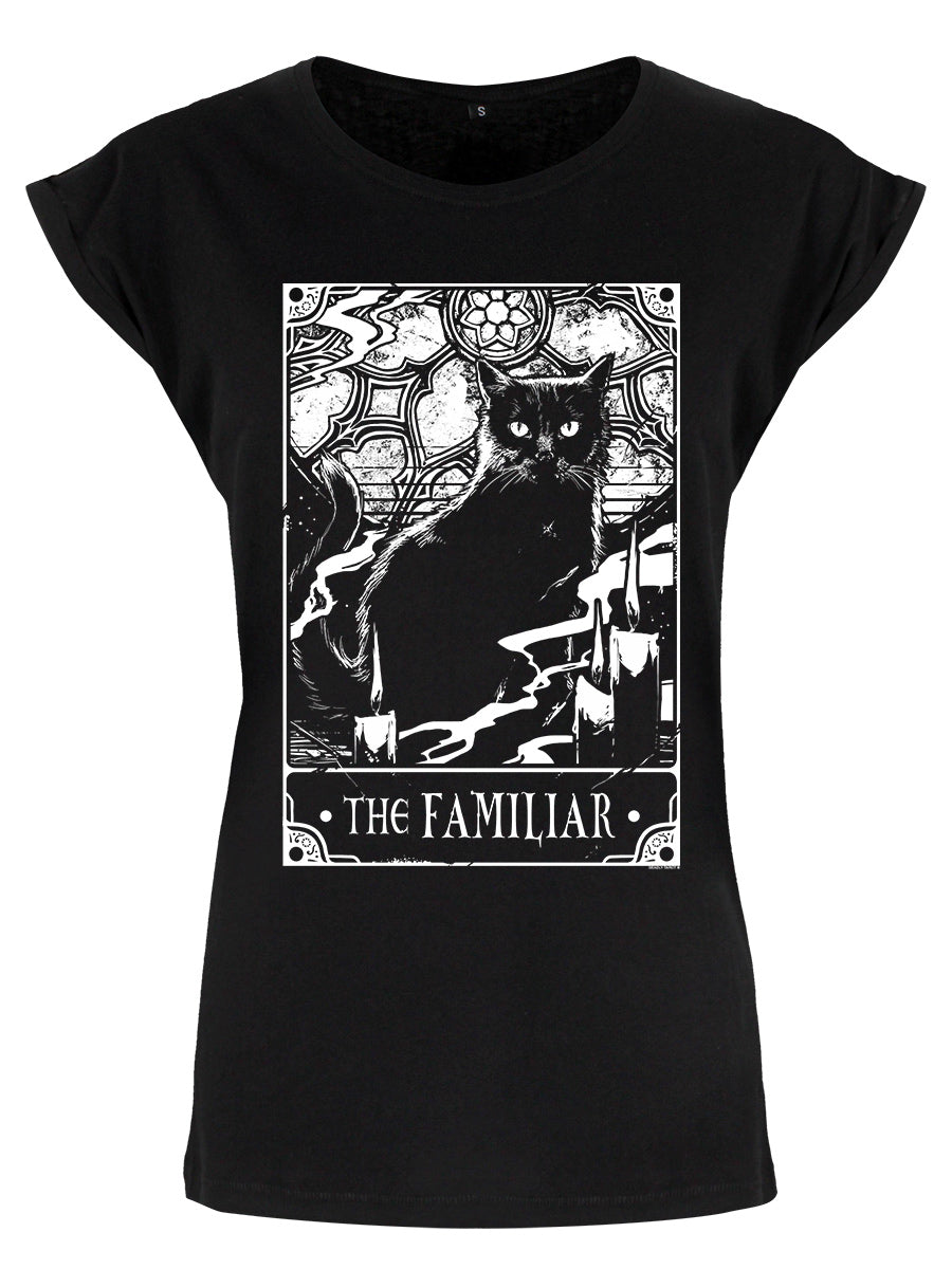 Deadly Tarot - The Familiar Ladies Premium Black T-Shirt