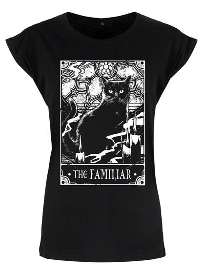 Deadly Tarot - The Familiar Ladies Premium Black T-Shirt