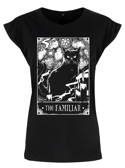 Deadly Tarot - The Familiar Ladies Premium Black T-Shirt