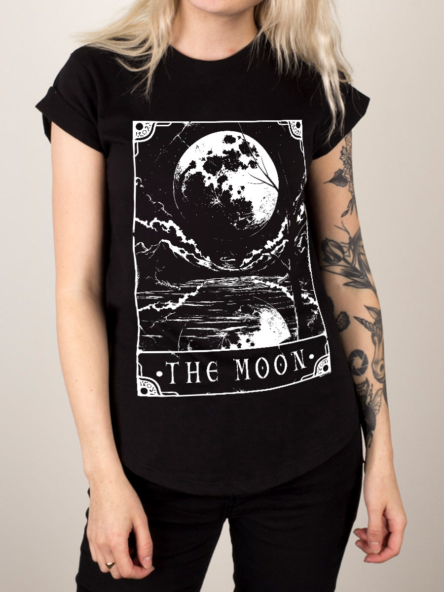 Deadly Tarot - The Moon Ladies Premium Black T-Shirt