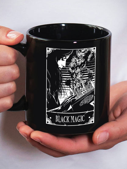 Deadly Tarot - Black Magic Black Mug