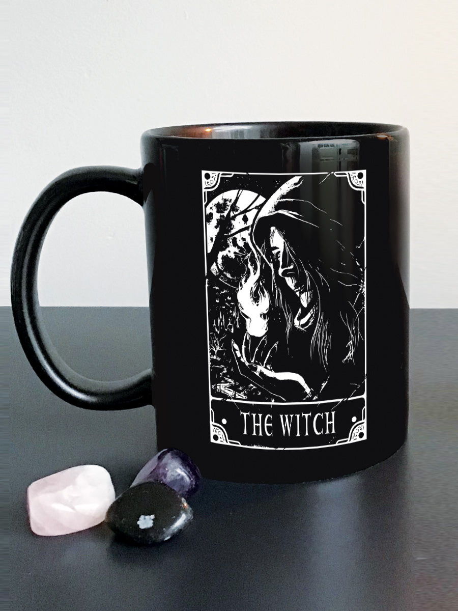 Deadly Tarot - The Witch Black Mug