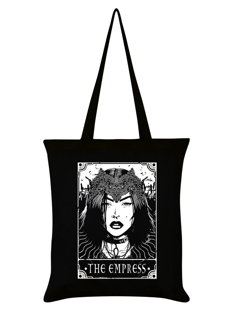 Deadly Tarot - The Empress Black Tote Bag