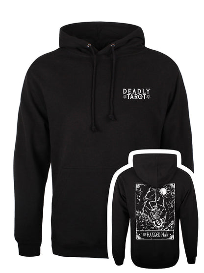 Deadly Tarot - The Hanged Man Unisex Black Pullover Hoodie