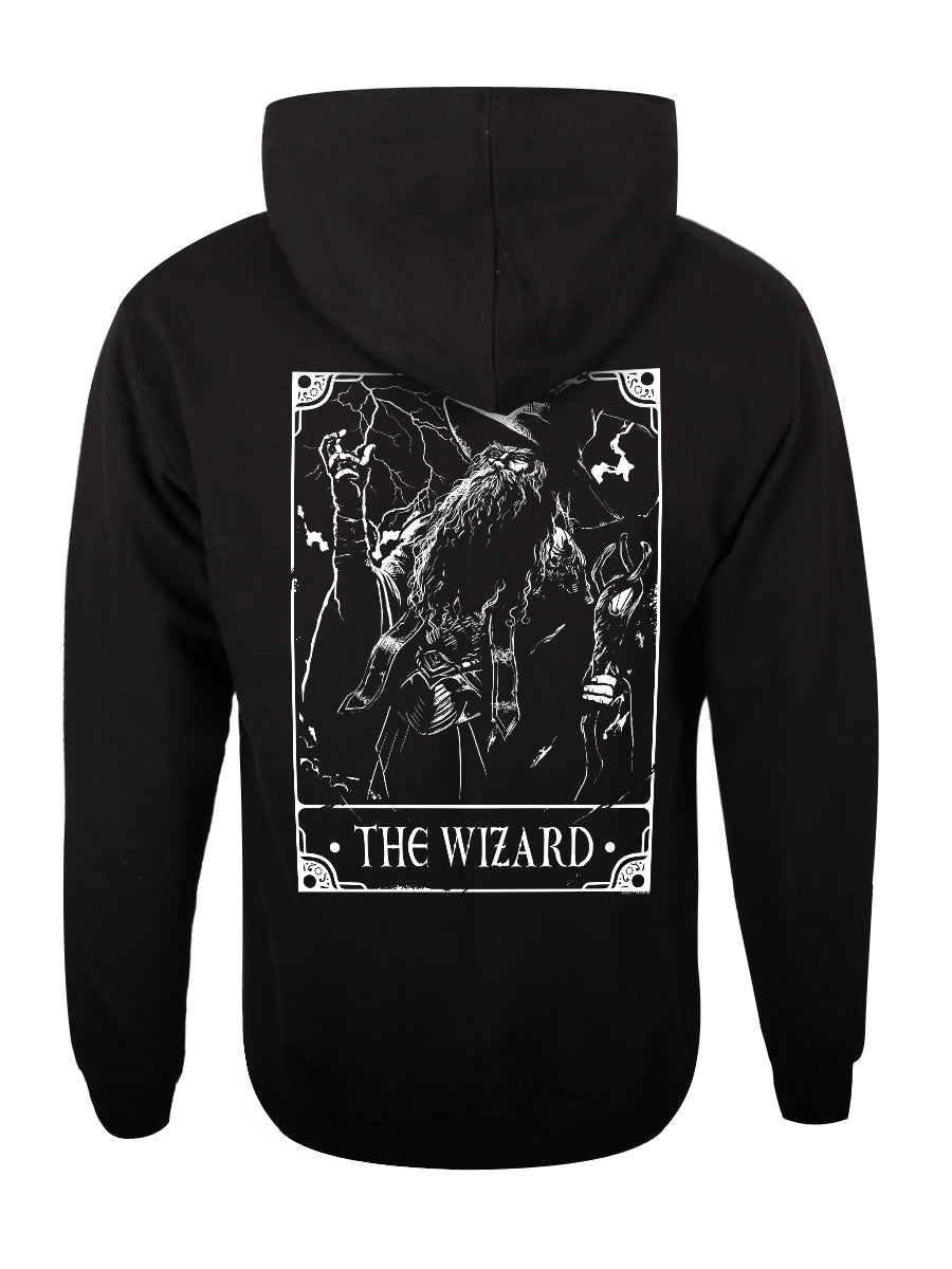 Deadly Tarot - The Wizard Unisex Black Pullover Hoodie