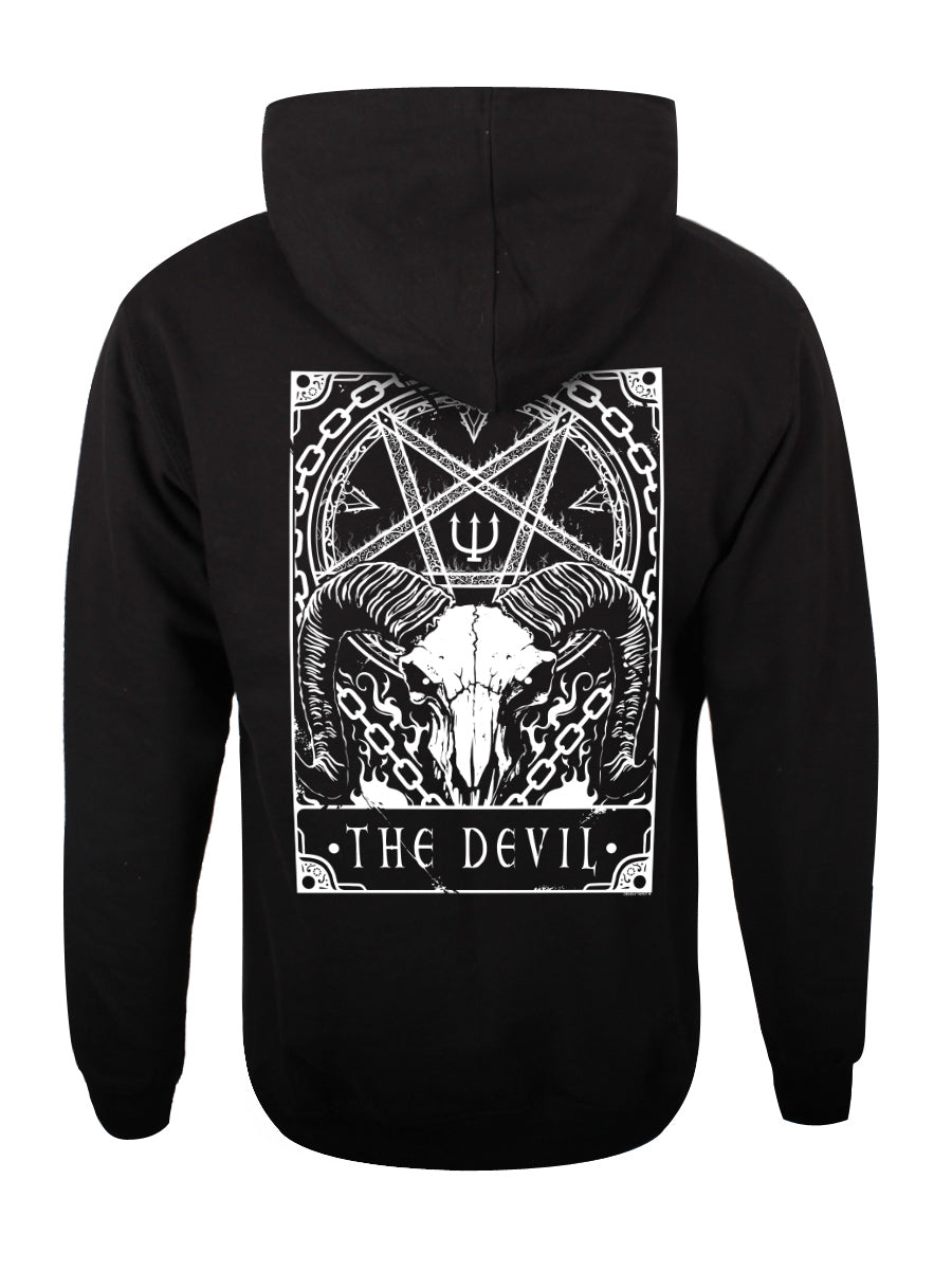 Deadly Tarot - The Devil Unisex Black Pullover Hoodie