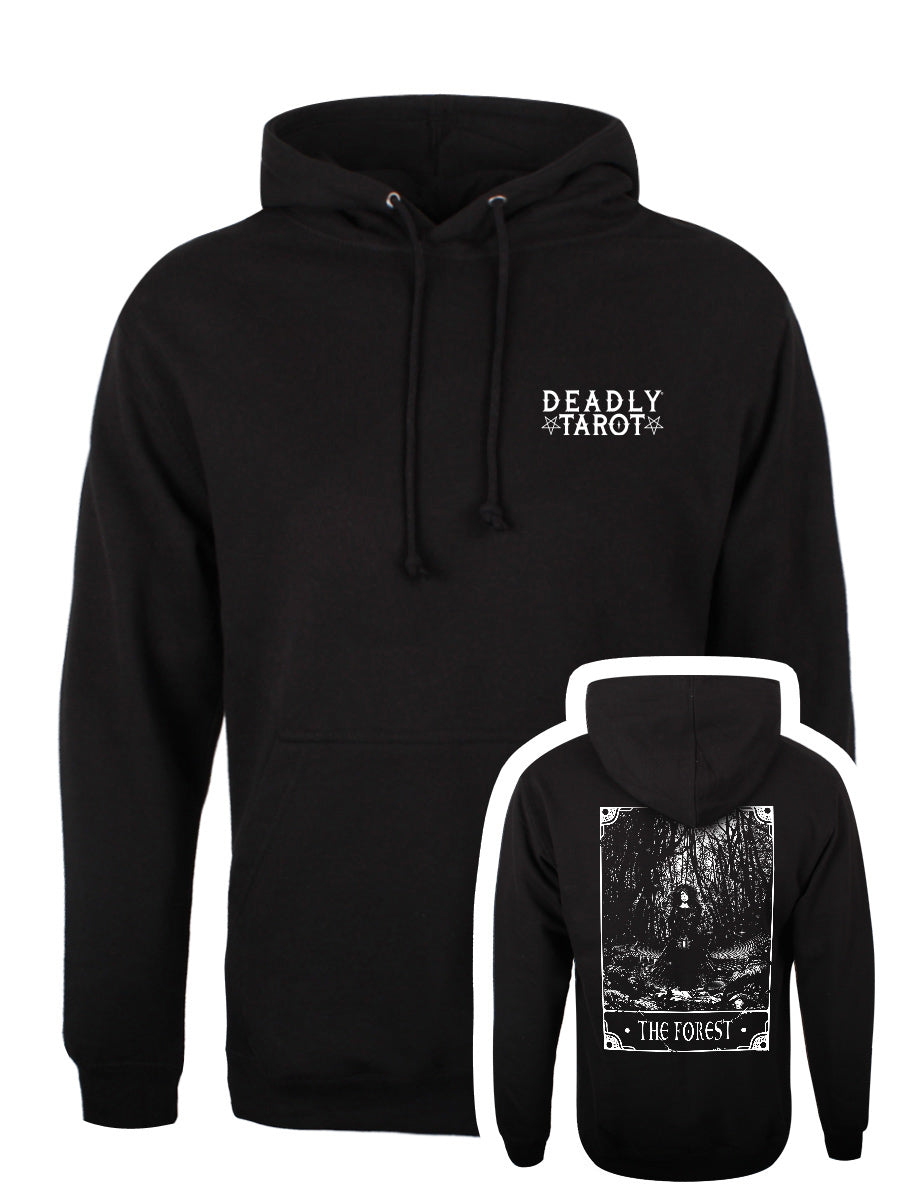 Deadly Tarot - The Forest Unisex Black Pullover Hoodie