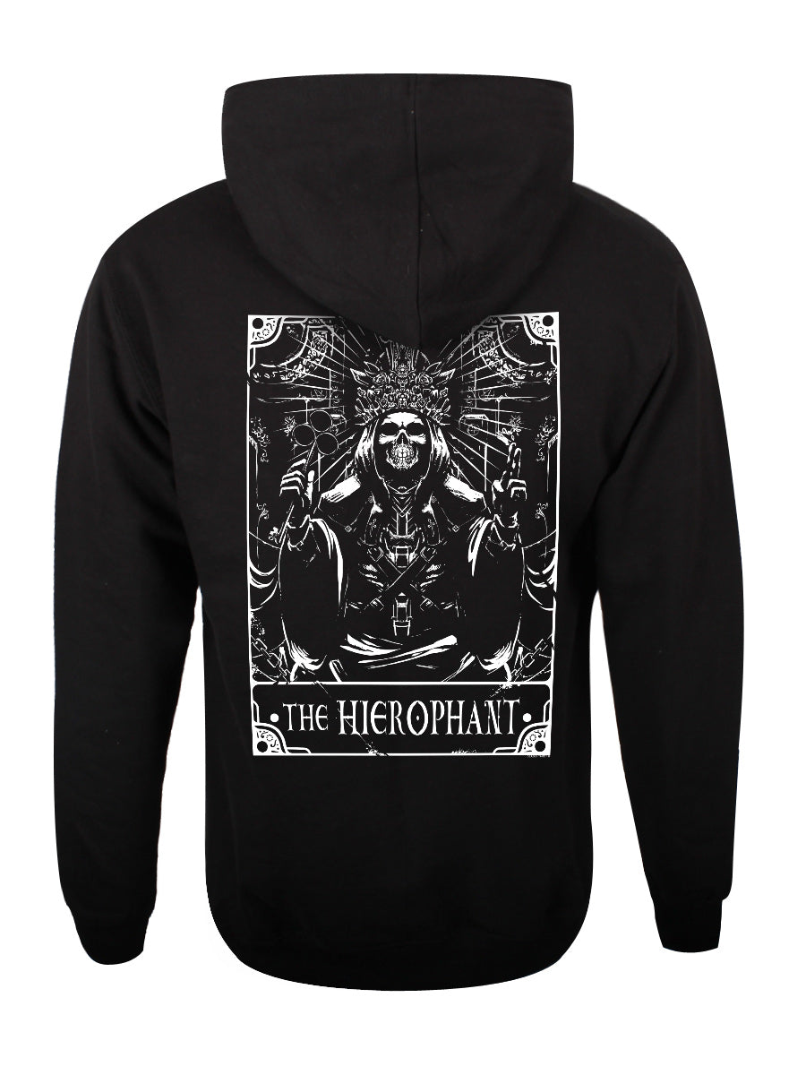 Deadly Tarot - The Hierophant Unisex Black Pullover Hoodie