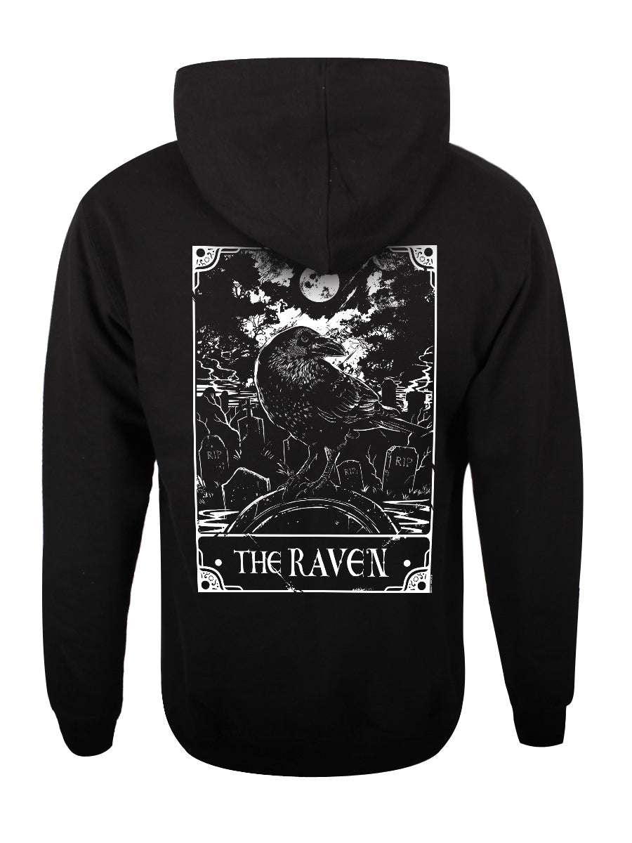 Deadly Tarot - The Raven Unisex Black Pullover Hoodie